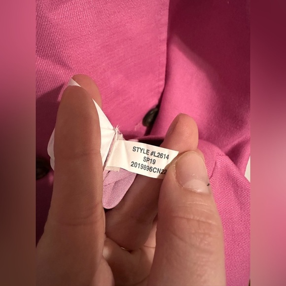 J. Crew Double Breasted Linen Belted Sheath Dress Barbie Pink size 6 - Picture 8 of 8